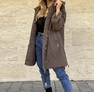 Twice kabát fangó – Női átmeneti kabát – Innova Fashion – 9. kép